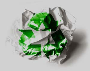 Recyling paper