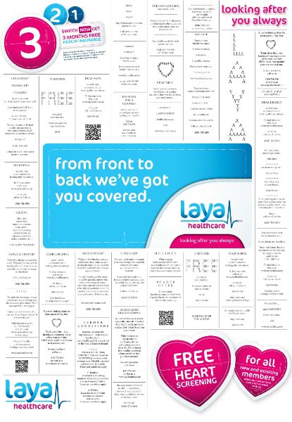 Best Financial Ad - Classified Takeover by H+A Marketing & PR/Carat for Laya Healthcare