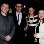 NNI Ad Awards 2012 Ciaran Flynn, Karl Kavanagh and Emma O'Doherty, all News International, with Emma Doherty, Mindshare.