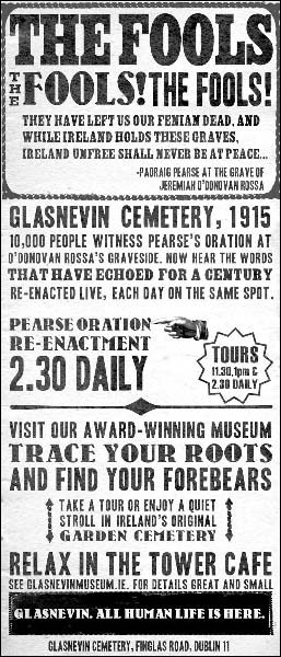 Best Copywriting - The Fools by Brand Artillery + Leo Burnett/Mediaworks for Glasnevin Trust