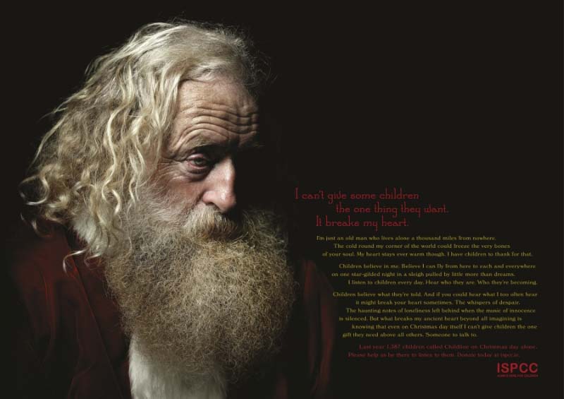 Best Charity Ad - Heartbroken Santa by Ogilvy & Mather/Mindshare for ISPCC