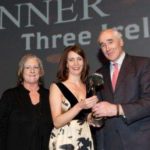 NNI Ad Awards 2012 Three win NNI Press Advertiser of the YearYvonne Tuohy, judge and lecturer/consultant; Elaine Carey, Chief Commercial Officer, Three Ireland, NNI Press Advertiser of the Year, Matt Dempsey, Chairman NNI.Fennell Photography Copyright 2013